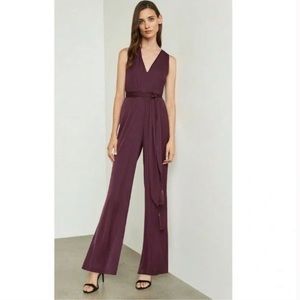 BCBGMAXAZRIA® Cahya Tie-Waist Jumpsuit.